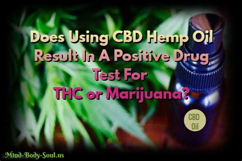 do hemp oil.drops appear on drug test|cbd hemp oil thc positive.